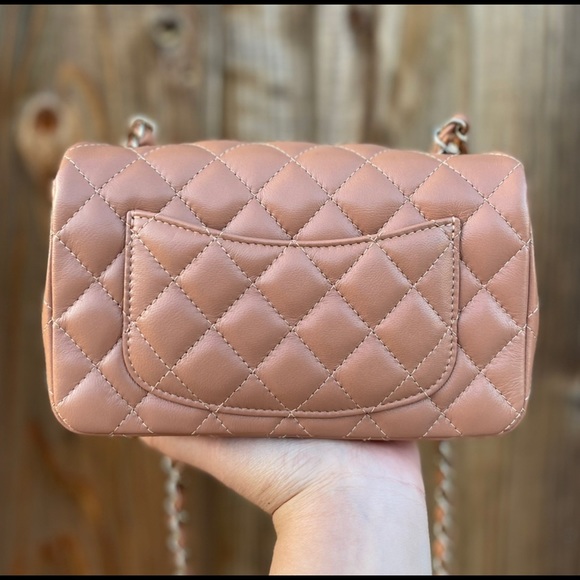SOLD Chanel 22S Caramel Brown Mini Flap Bag LGHW AUTHENTIC [BRAND NEW WITH TAGS] - Picture 2 of 9